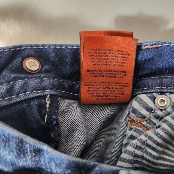 Rock Revival Jessica Curvy Midrise Thick Stitch Flap Pocket Skinny Jeans-Size 27 - Picture 13 of 13